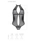 Сетчатое боди с кружевом на груди Passion SATARA BODY L/XL black