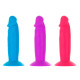 Набор фаллоимитаторов ADDICTION Silly Willy 3.3” Silicone Dildo, 3 цвета, 12 шт