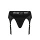 Трусы для страпона с подвязками для чулок Strap-On-Me REBEL HARNESS - XS