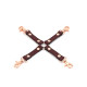 Кожаная крестовина Liebe Seele Wine Red Hogtie