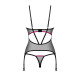 Корсет Obsessive Novenes corset & thong XL/2XL