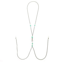 Прикраса для сосків Art of Sex - Nipple Clamps Arrow, колір м'ятний