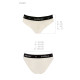 Трусики с широкой резинкой и кружевом Passion PS001 PANTIES XL, ecru