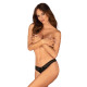 Трусики с доступом Obsessive Latinesa crotchless thong XL/2XL Новинка