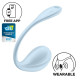 Віброяйце Satisfyer Smooth Petal Connect App Mint