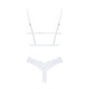 Эротический комплект Obsessive Heavenlly 2-pcs cupless set XL/2XL, открытая грудь, с доступом