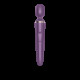 Вібромасажер Satisfyer Wand-er Woman (Purple/Gold) водонепроникний, потужний, розмір XXL