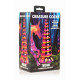 Фэнтезийный фаллоимитатор Creature Cocks Twilight Rainbow Glass Dildo