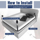 БДСМ-набор LOCKINK YEAHWOW Bed Restraint set