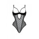 Эротическое боди Passion MARINA BODY, XXL/XXXL, black, с открытыми чашками