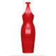 Платье Noir Handmade F354 Red powerwetlook dress - L