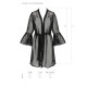 Воздушный пеньюар Passion LOVELIA PEIGNOIR S/M, black