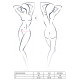 Комплект белья Passion MELISSA BIKINI XXL/XXXL, black, лиф со шнуровкой и трусики стринги
