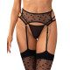 Чулки-стокинги Obsessive Isinne garter stockings S/M/L (мятая упаковка!!!)