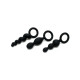 Набор анальных игрушек Satisfyer Plugs black (set of 3) - Booty Call  (мятая упаковка!!!)