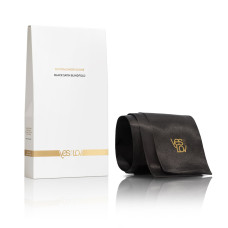 Сатиновая повязка на глаза YESforLOV BLACK SATIN BLINDFOLD (мятая упаковка!!!)