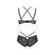 Комплект Passion DROSERA BIKINI black, XXL/XXXL, бюстгальтер и трусики-кюлоты