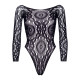 Еротичне боді-бодістокінг Leg Avenue Snap crotch thong back teddy Black M/L