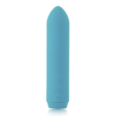 Минивибратор Je Joue - Classic Bullet Vibrator Teal с глубокой вибрацией и фиксацией на палец
