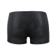 Мужские кожаные боксеры с молниями Passion 049 SHORT MATT L/XL Black