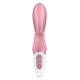 Смартвібратор-кролик Satisfyer Hug Me Pink, 2 мотори, діаметр 4,2см, широка кліторальна частина