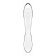 Двусторонний стеклянный дилдо Satisfyer Dazzling Crystal 1 Transparent (мятая упаковка!!!)
