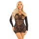 Платье Leg Avenue Seamless Off The Shoulder Mini Dress One Size, Black