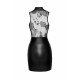 Платье Noir Handmade F241 Short dress with powerwetlook skirt and tulle top - XL