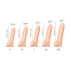 Реалістичний фалоімітатор Strap-On-Me Sliding Skin Realistic Dildo Vanille S, ефект рухливої шкіри