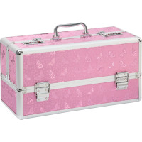 Великий кейс для зберігання секс-іграшок BMS Factory Large Lokable Vibrator Case Pink, кодовий замок