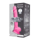Фаллоимитатор SilexD Johnny Pink (MODEL 1 size 7in) Glow in the dark, двухслойный, силикон+Silexpan