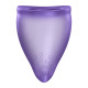 Менструальная чаша Fun Factory FUN CUP SIZE A Black Currant, многоразовая, диаметр 4 см, объем 20 мл