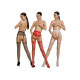 Эротические колготки-бодистокинг Passion ECO S009 red