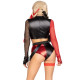 Эротический костюм Leg Avenue Crime Spree Sweetie Costume L, топ, шорты