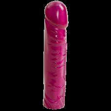 Фаллоимитатор Doc Johnson Radiant Gems 8 Inch Fuchsia, диаметр 4,3см, антибактериальный ПВХ