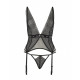 Полупрозрачный корсет Passion Exclusive MIRAJANE CORSET S/M, black