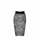 Спідниця Noir Handmade F302 Ambivalence lace up midi skirt - 3XL