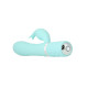 Роскошный кролик с ротацией и вибрацией Pillow Talk Lively, Teal, кристалл Сваровски, тройной отрост