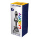 Металлическая анальна пробка Wooomy Lollypop Double Ball Metal Plug S, диаметр 2,8 см, длина 8,5 см