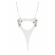 Еротичний боді з малюнком Passion LOVELIA BODY S/M, white