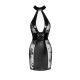 Платье Noir Handmade F238 Short tulle dress with powerwetlook inserts - M