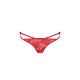 Трусики с завязочками по бокам Passion Exclusive WARDA THONG XXL/XXXL, red