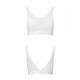 Топ с прозрачной вставкой Passion PS002 TOP XL, white