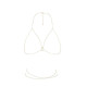 Цепочка портупея Bijoux Indiscrets Magnifique Bra Chain - Gold, украшение на тело