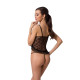 Боди монокини с открытой грудью Passion JUSTINA BODY S/M, black