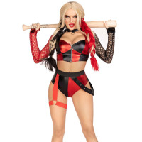 Эротический костюм Leg Avenue Crime Spree Sweetie Costume S, топ, шорты