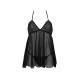 Пеньюар Passion KERRIA CHEMISE black S/M - ECO Passion
