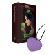 Мини-вибратор «Сердечко» FairyGasm PleasureStone violet, 9 режимов, на шнурке