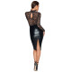 Платье Noir Handmade F228 Midi dress with soft lace top - M