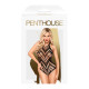 Боди с геометрическим орнаментом Penthouse - Go Hotter Black XL